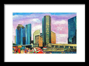 Houston Spraycation Love - Framed Print