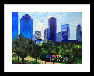 Houston Strong - Framed Print