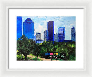 Houston Strong - Framed Print