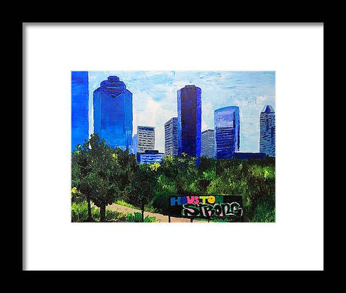 Houston Strong - Framed Print