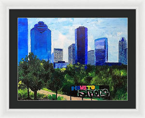 Houston Strong - Framed Print