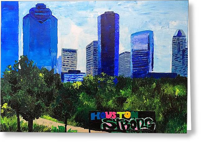 Houston Strong - Greeting Card