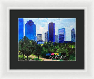 Houston Strong - Framed Print