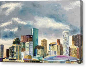 Houston Twilight - Canvas Print