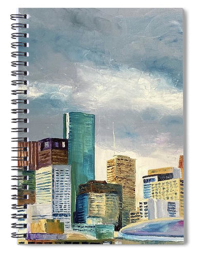 Houston Twilight - Spiral Notebook