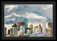 Load image into Gallery viewer, Houston Twilight - Framed Print