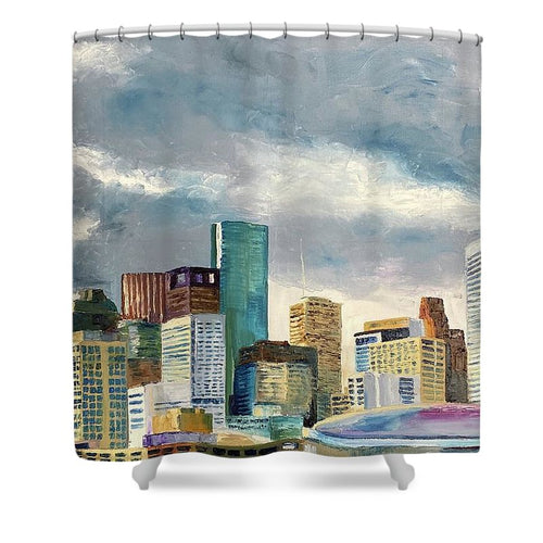 Houston Twilight - Shower Curtain