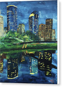 Houston's Reflections - Canvas Print
