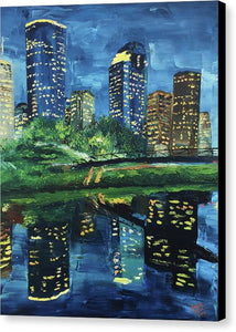 Houston's Reflections - Canvas Print