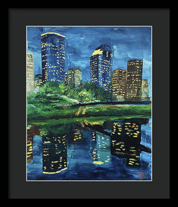 Houston's Reflections - Framed Print