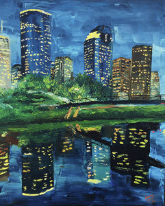 Houston's Reflections - Art Print