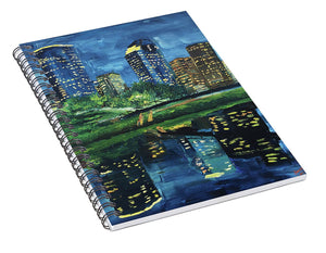 Houston's Reflections - Spiral Notebook