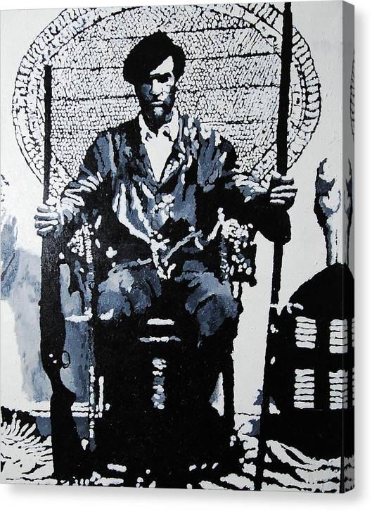 Huey Newton Minister of Defense Black Panther Party - Canvas Print