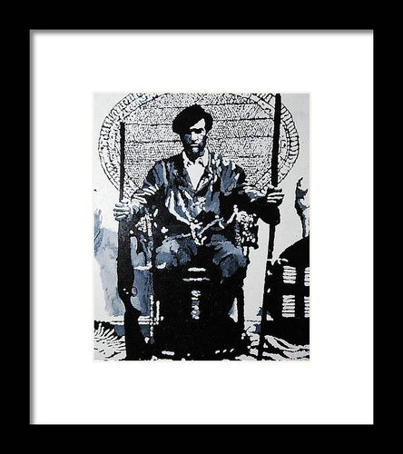 Huey Newton Minister of Defense Black Panther Party - Framed Print