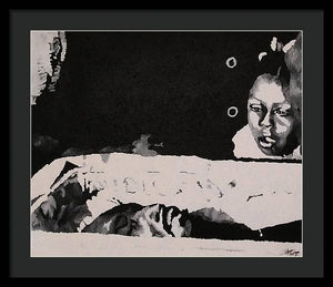 King's Children Viewing His Body 1968 - Framed Print