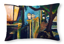 Load image into Gallery viewer, Late Night Burgundy Street - Throw Pillow