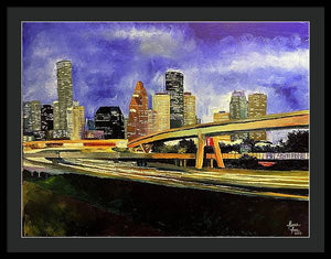 Live From Houston - Framed Print