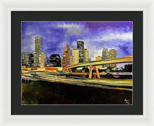 Live From Houston - Framed Print