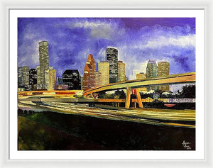 Live From Houston - Framed Print