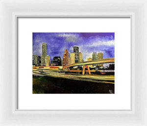 Live From Houston - Framed Print