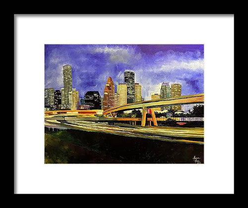 Live From Houston - Framed Print