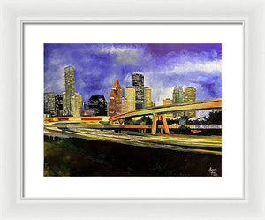 Live From Houston - Framed Print