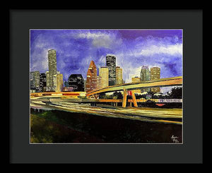 Live From Houston - Framed Print