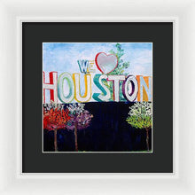 Load image into Gallery viewer, Love For Houston - Framed Print