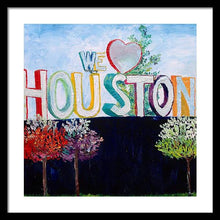 Load image into Gallery viewer, Love For Houston - Framed Print