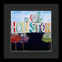 Load image into Gallery viewer, Love For Houston - Framed Print