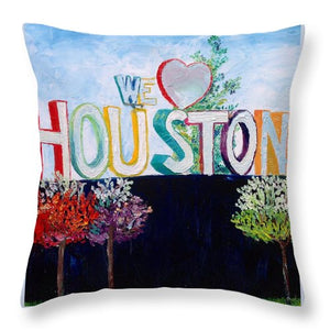 Love For Houston - Throw Pillow