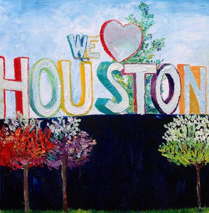 Love For Houston - Art Print
