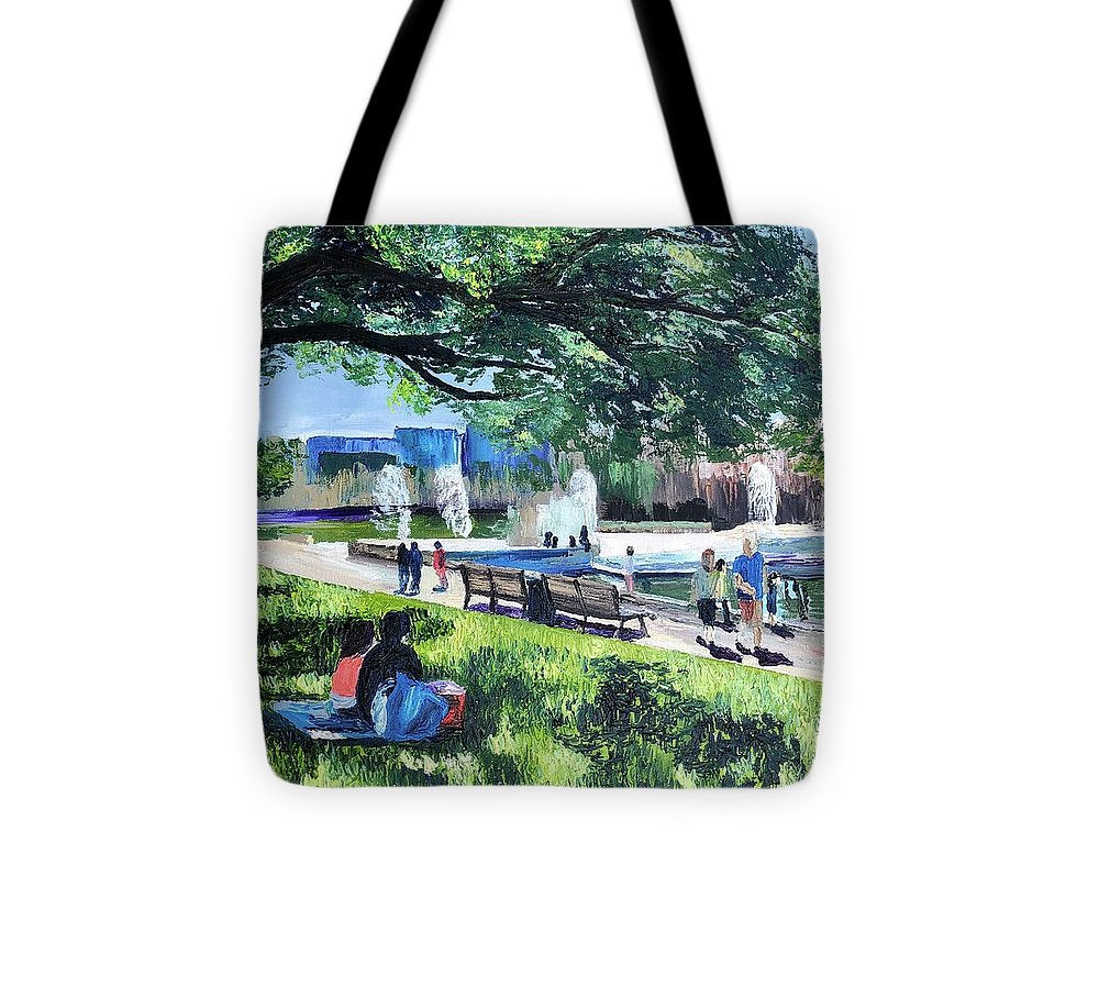 Lunch at Hermann Park - Tote Bag