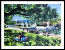 Load image into Gallery viewer, Lunch at Hermann Park - Framed Print