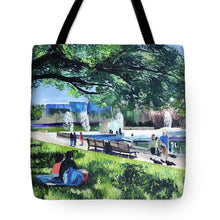 Load image into Gallery viewer, Lunch at Hermann Park - Tote Bag