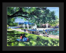 Load image into Gallery viewer, Lunch at Hermann Park - Framed Print