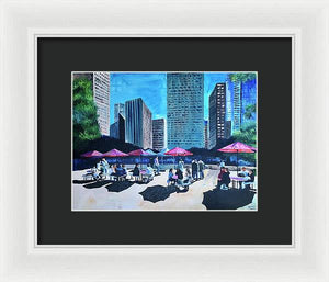 Lunch with Titans - Framed Print