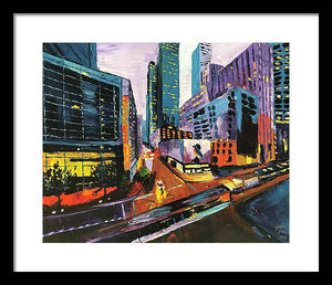 Main And Walker - Framed Print