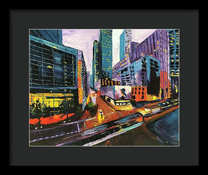 Main And Walker - Framed Print