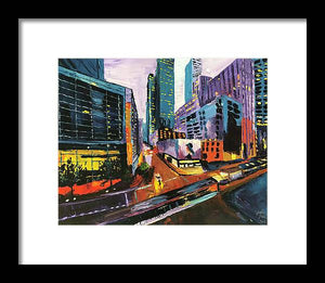 Main And Walker - Framed Print