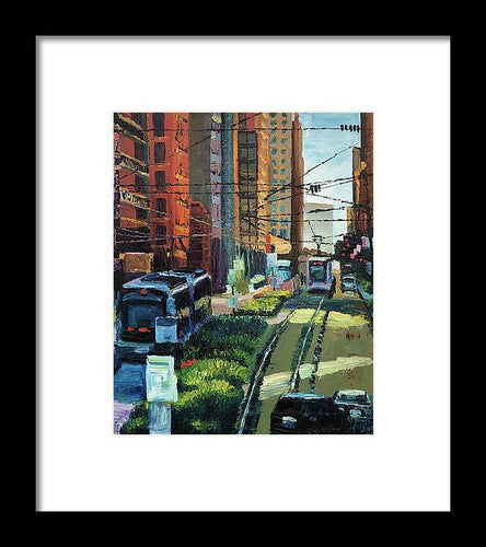 Main St. Beams - Framed Print