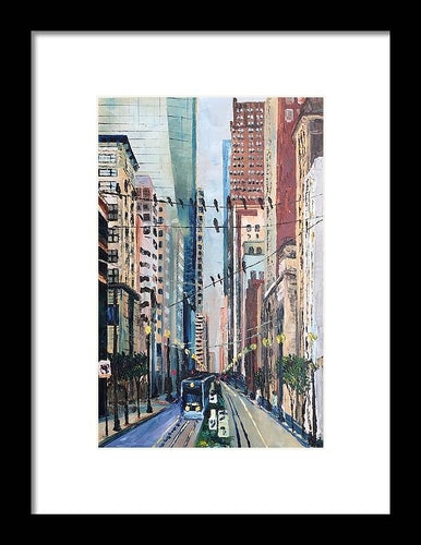 Main Street Flock - Framed Print