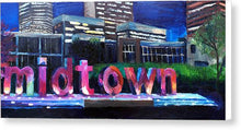 Load image into Gallery viewer, Midtown Glow - Canvas Print