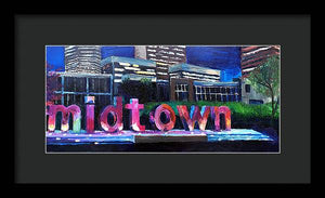 Midtown Glow - Framed Print