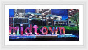 Midtown Glow - Framed Print