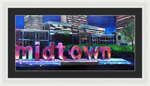 Midtown Glow - Framed Print