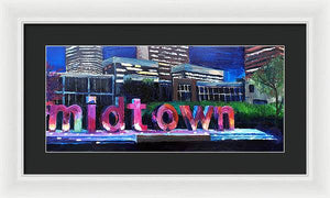 Midtown Glow - Framed Print