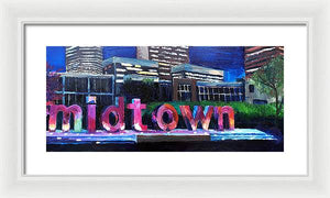 Midtown Glow - Framed Print