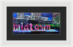 Midtown Glow - Framed Print