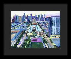 Midtown HOU - Framed Print